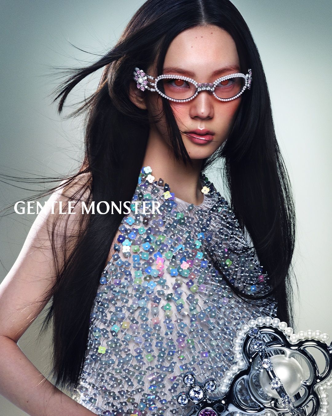 Behind the kinetic flora, Gentle Monster jewelry collection campaign